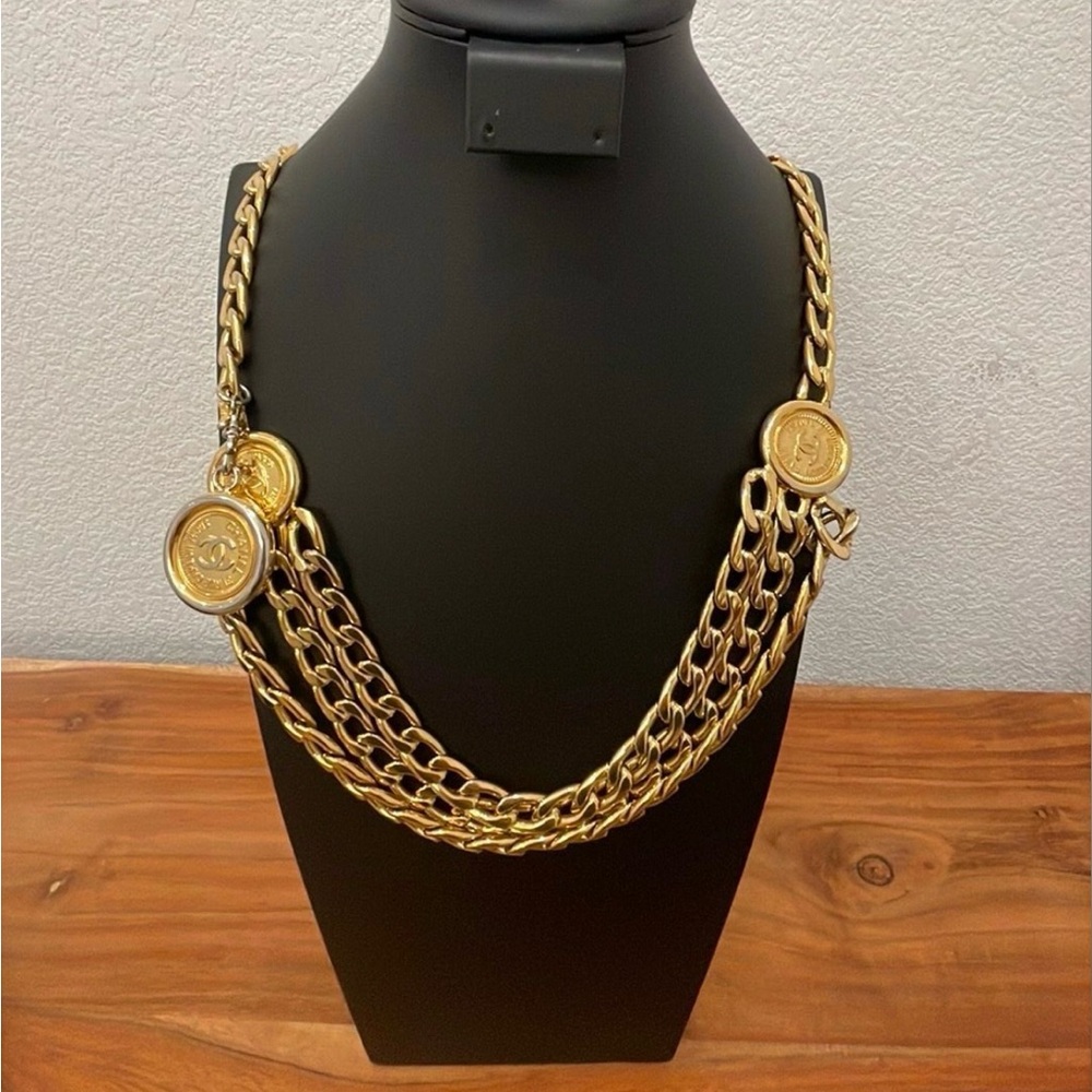Chanel 24k gp belt